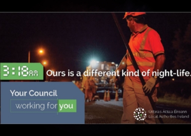 night time road works Your Council